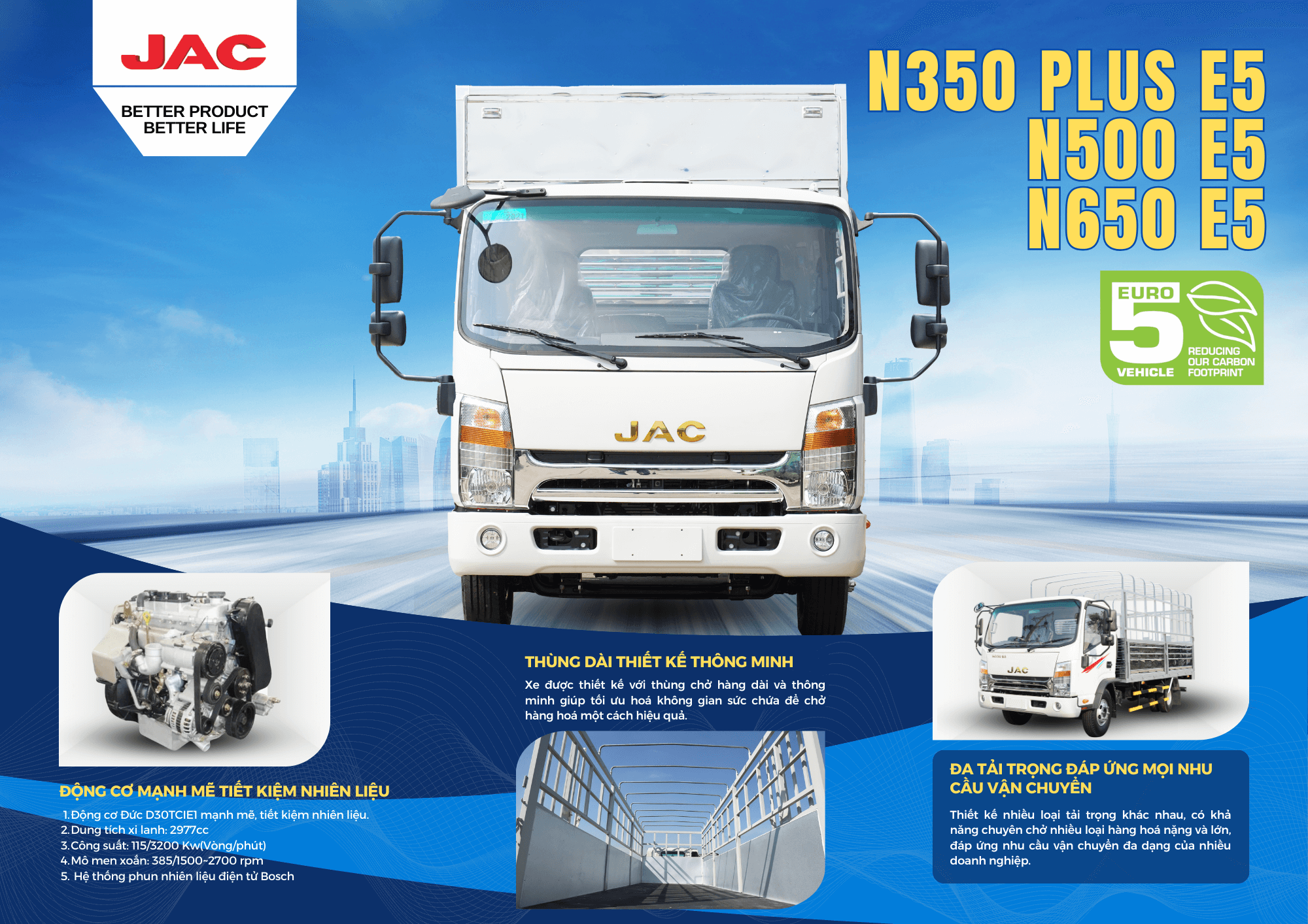 Jac N500 xe 5 tấn