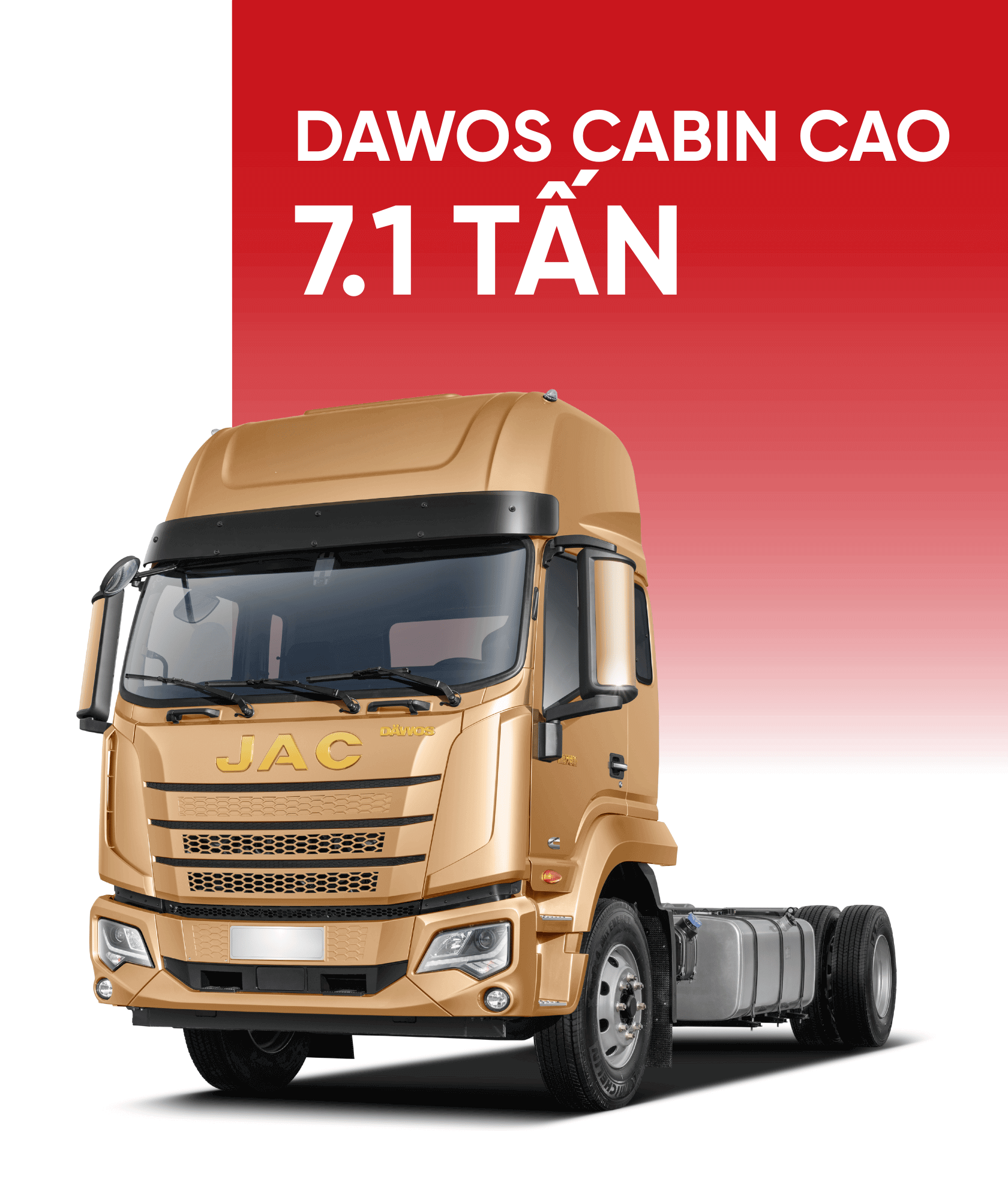 Xe tải JAC Dawos 7.7 tấn 2025 cabin cao chính hãng tại Nam Tiến Phát